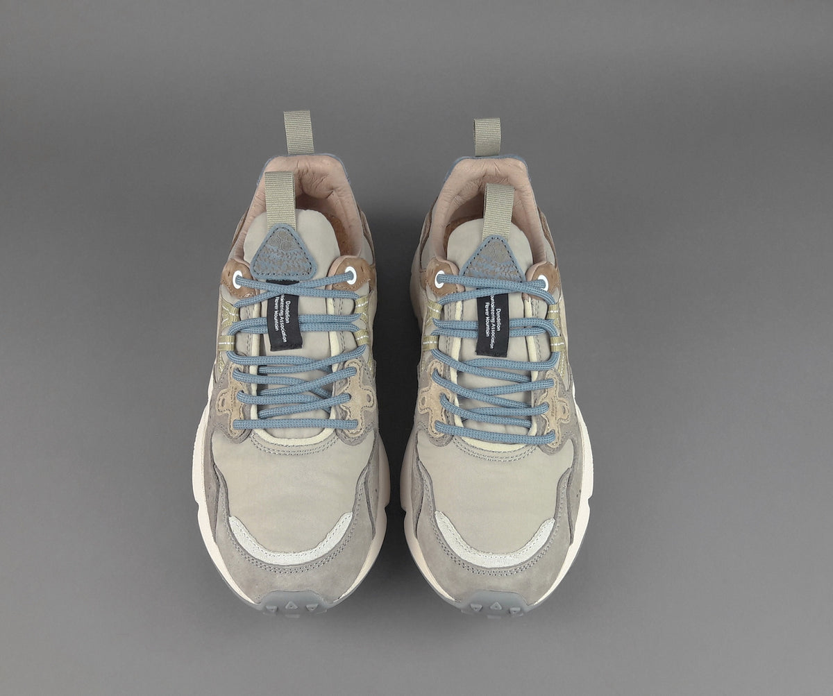 Flower Mountain Sneakers Uomo Yamano 3 Camoscio Tela Talpa