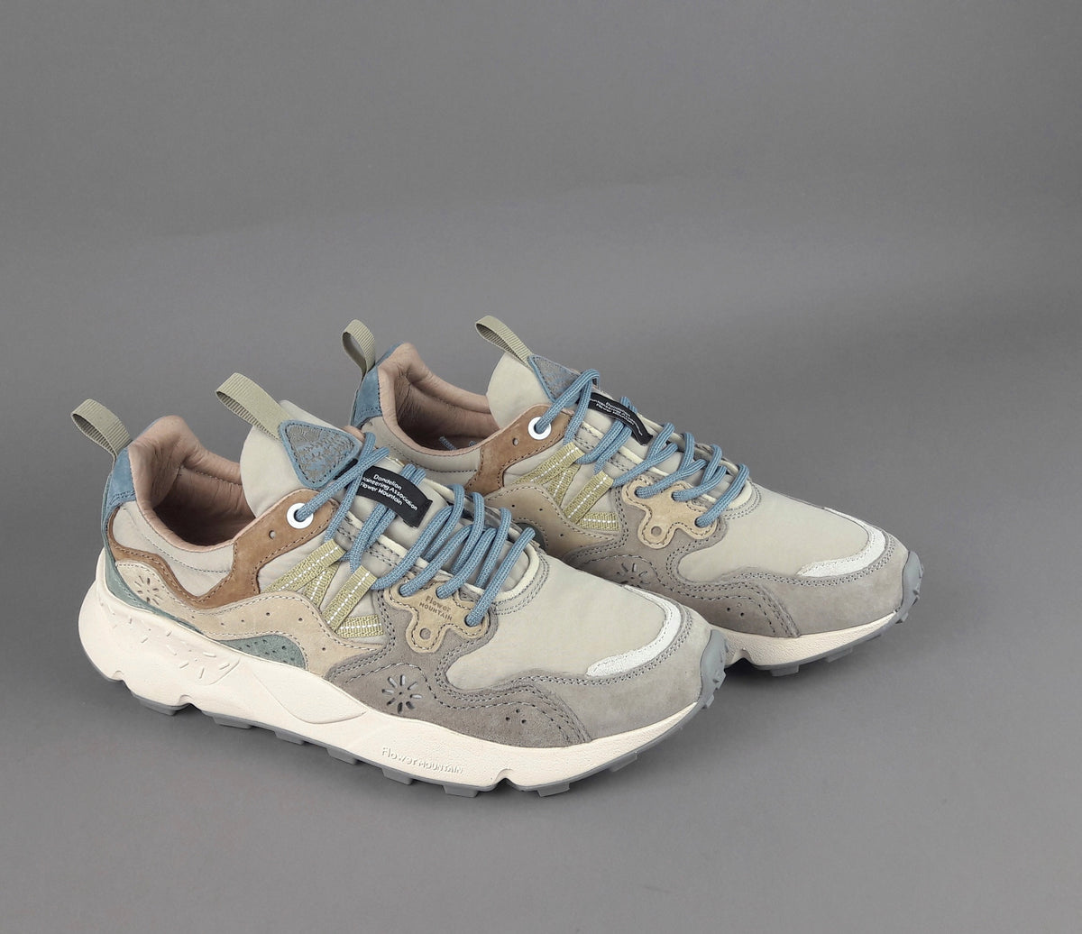 Flower Mountain Sneakers Uomo Yamano 3 Camoscio Tela Talpa