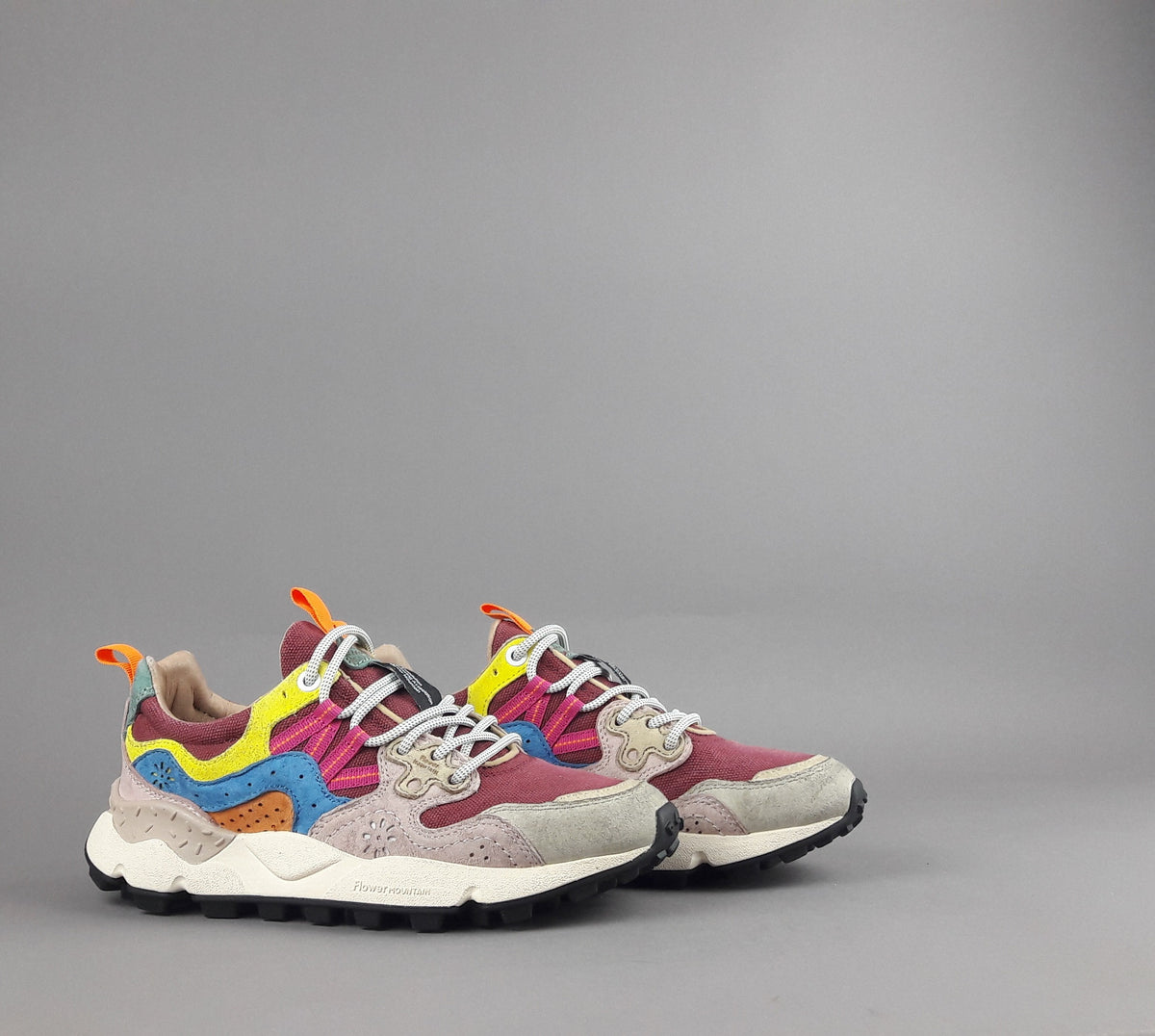 Flower Mountain Yamano 3 Donna Camoscio Tela Multi