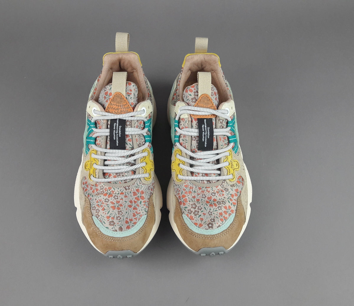 Flower Mountain Yamano 3 Donna Camoscio Tela Multi