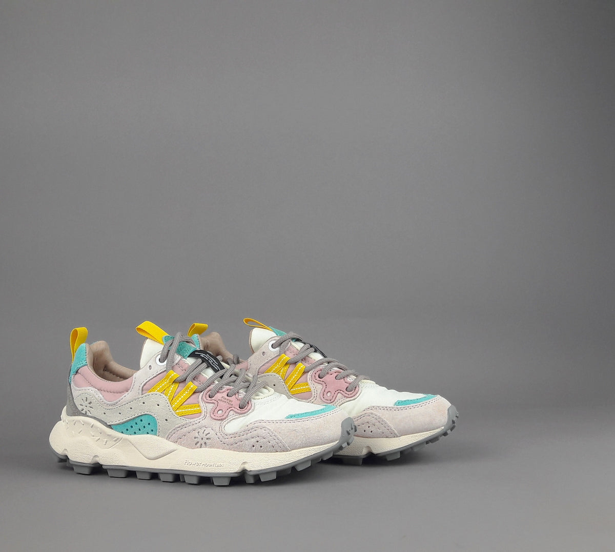 Flower Mountain Yamano 3 Donna Camoscio Tela Rosa Chiaro