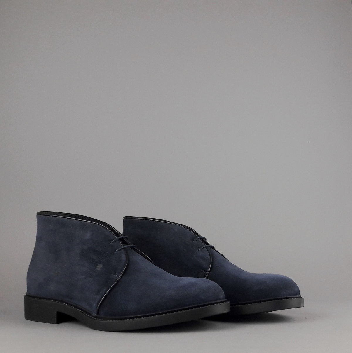 Fratelli Rossetti Polacchino Desert Boot Uomo Camoscio Blu Scuro Fondo Gomma