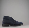 Fratelli Rossetti Polacchino Desert Boot Uomo Camoscio Blu Scuro Fondo Gomma