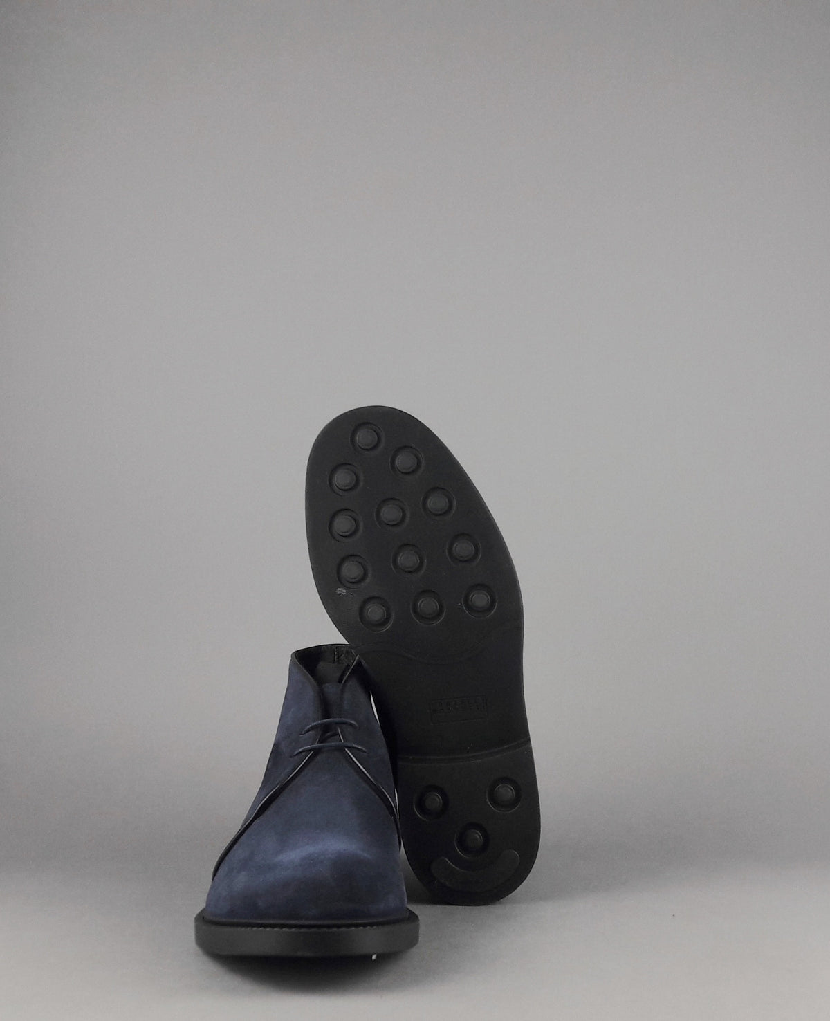 Fratelli Rossetti Polacchino Desert Boot Uomo Camoscio Blu Scuro Fondo Gomma