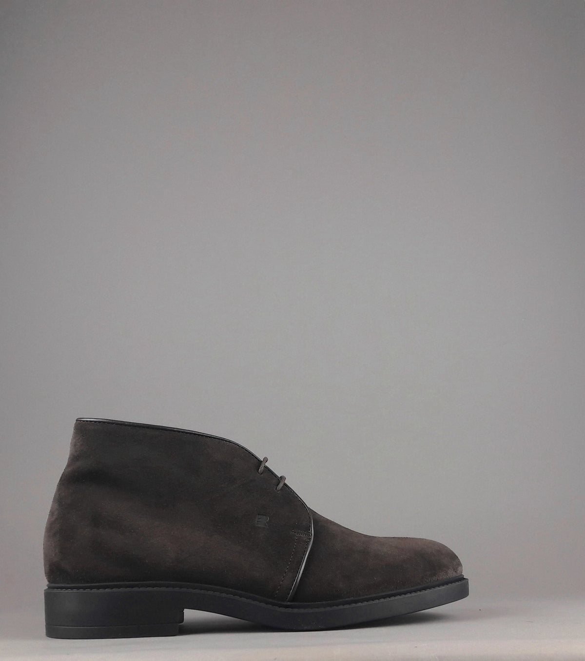 Fratelli Rossetti Polacchino Desert Boot Uomo Camoscio Marrone Scuro Fondo Gomma