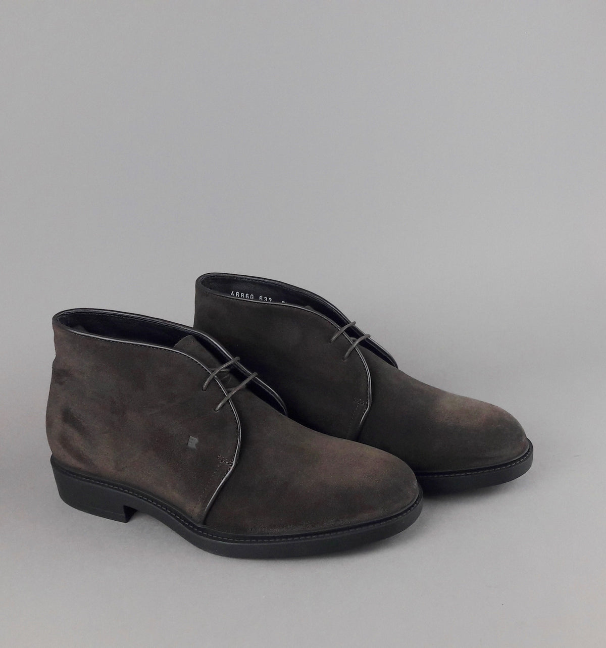 Fratelli Rossetti Polacchino Desert Boot Uomo Camoscio Marrone Scuro Fondo Gomma