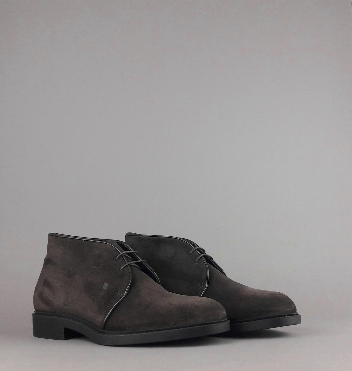 Fratelli Rossetti Polacchino Desert Boot Uomo Camoscio Marrone Scuro Fondo Gomma