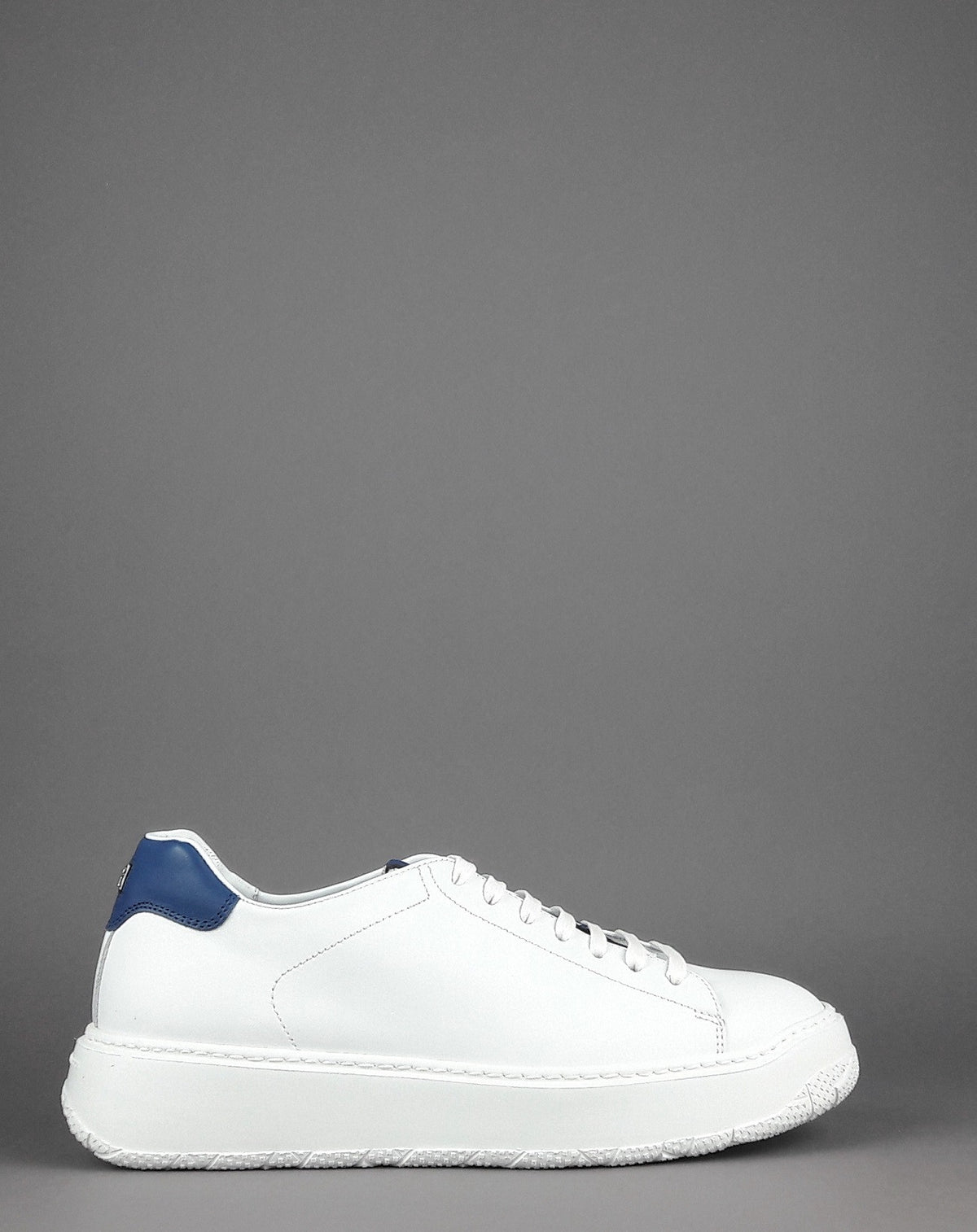 Fratelli Rossetti Sneakers Uomo Pelle Banco Talloncino Blu Avion