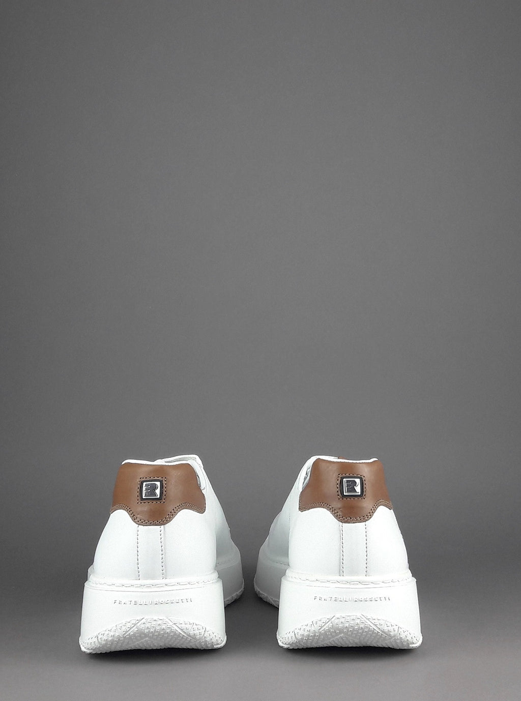 Fratelli Rossetti Sneakers Uomo Pelle Banco Talloncino Marrone Chiaro