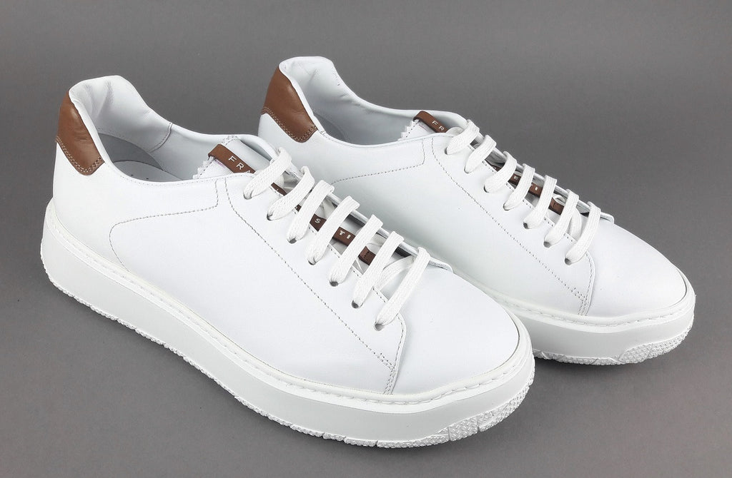 Fratelli Rossetti Sneakers Uomo Pelle Banco Talloncino Marrone Chiaro