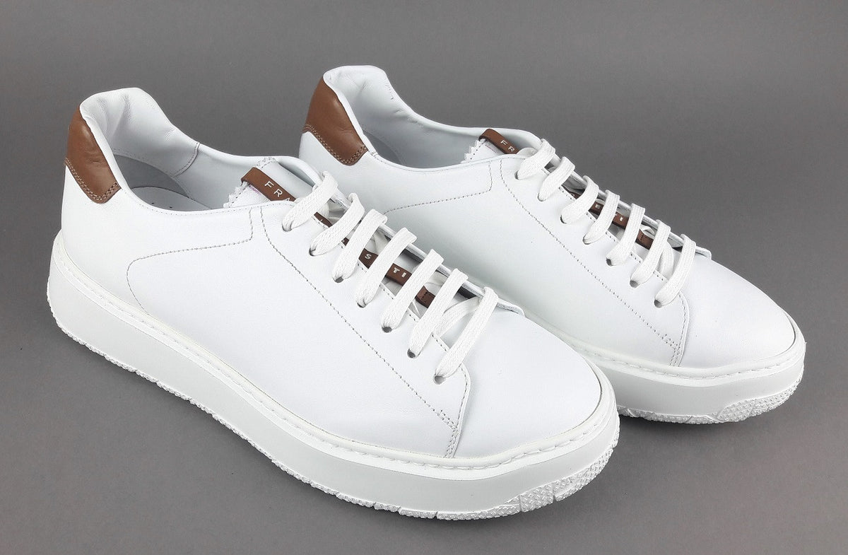 Fratelli Rossetti Sneakers Uomo Pelle Banco Talloncino Marrone Chiaro