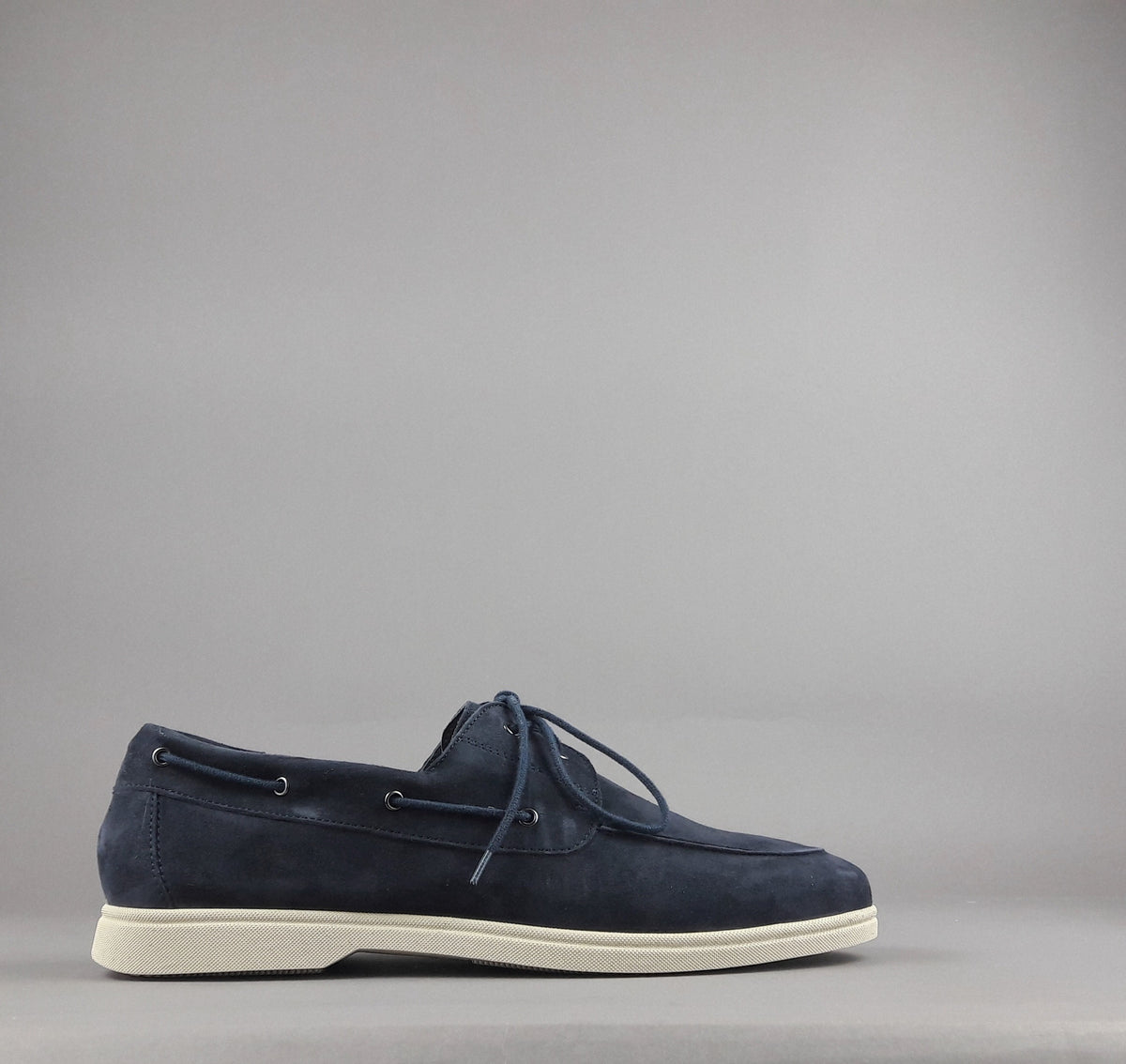 Frau Mocassino Barca Uomo Camoscio Blu