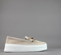 Frau Mocassino Donna Camoscio Beige Opaco