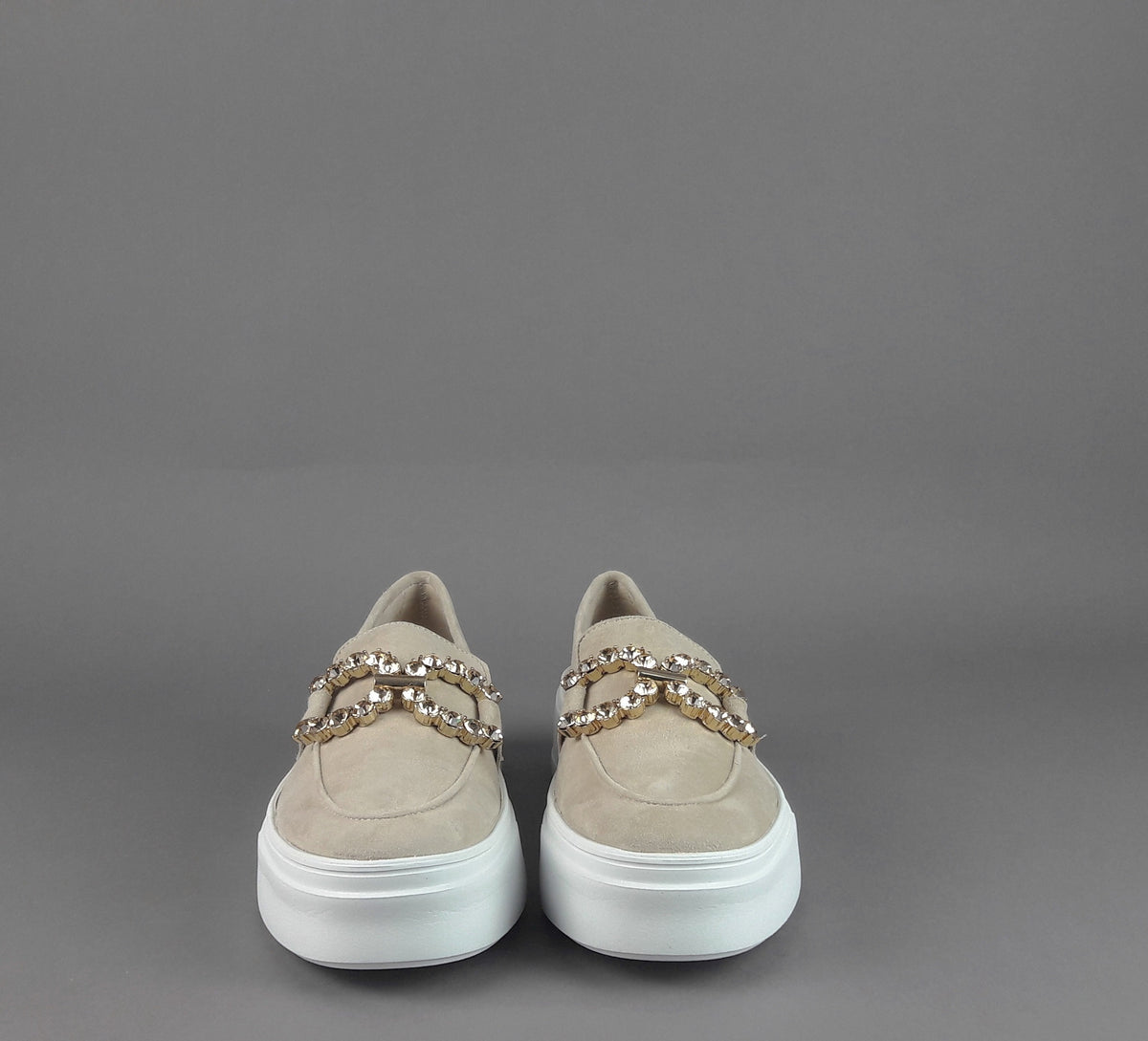 Frau Mocassino Donna Camoscio Beige Opaco