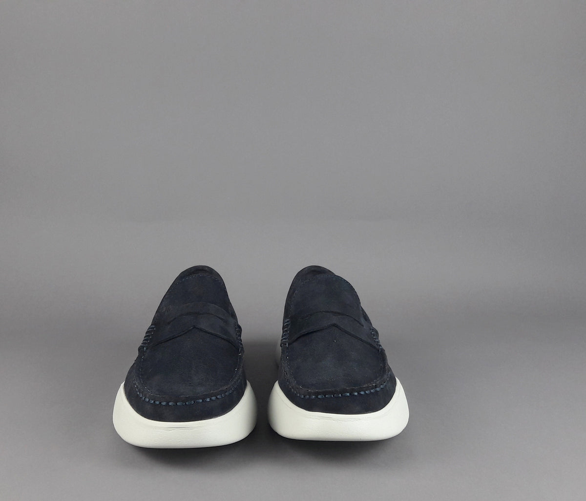 Frau Mocassino Uomo Camoscio Blu Scuro