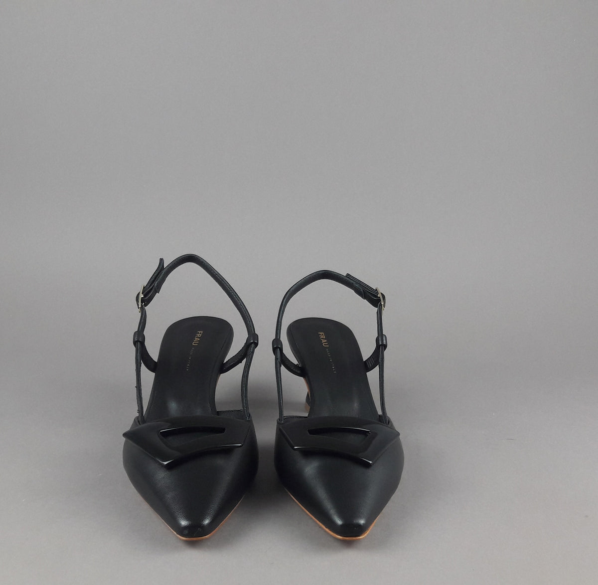 Frau Chanel Donna Pelle Nero Cinturino Con Fibbia