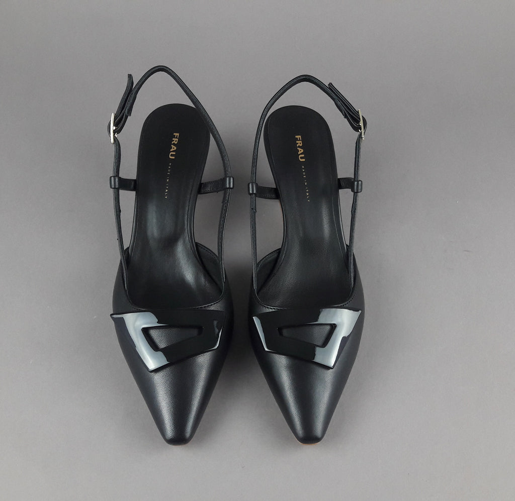 Frau Chanel Donna Pelle Nero Cinturino Con Fibbia
