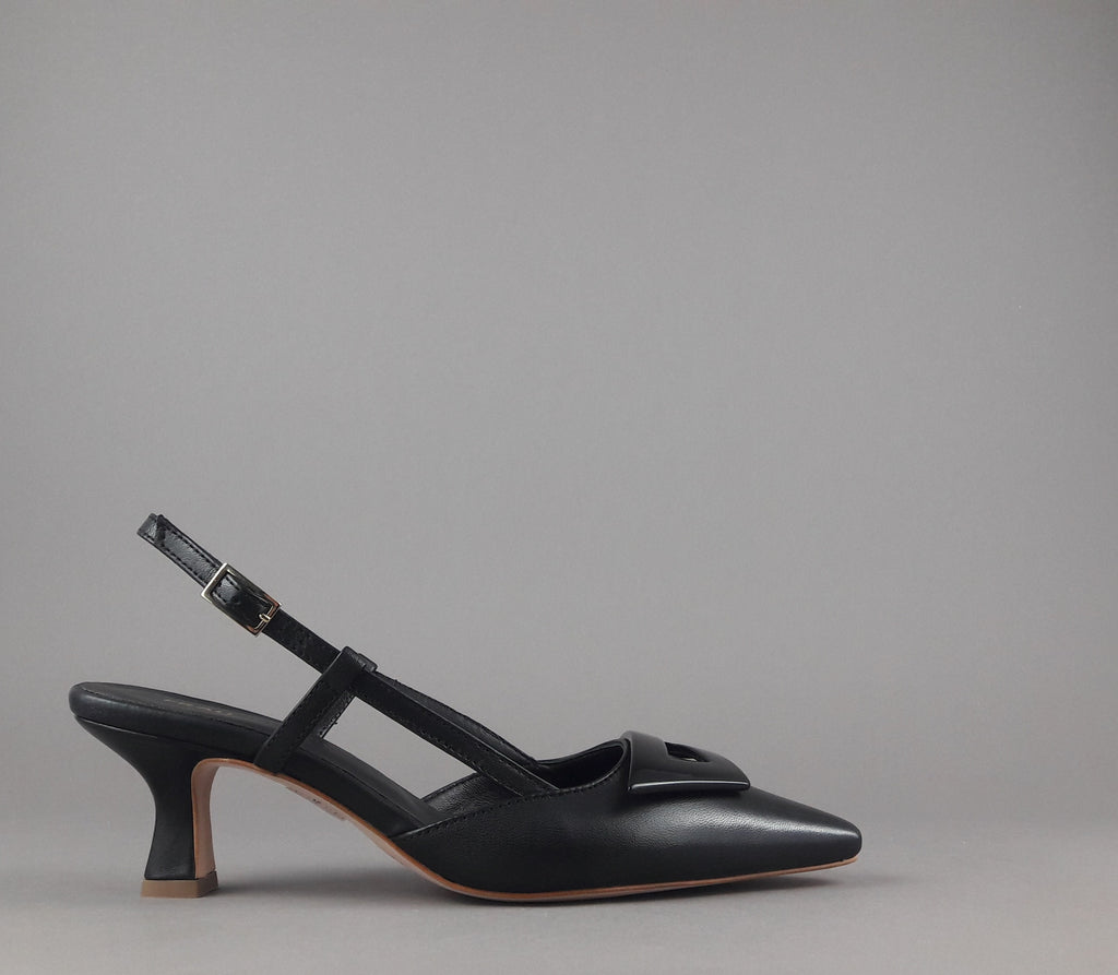 Frau Chanel Donna Pelle Nero Cinturino Con Fibbia