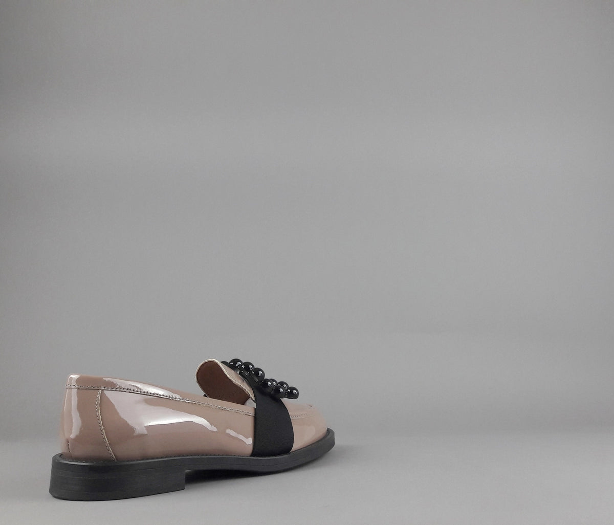 Frau Mocassino Basso Donna Pelle Vernice Carne Accessorio Metallo