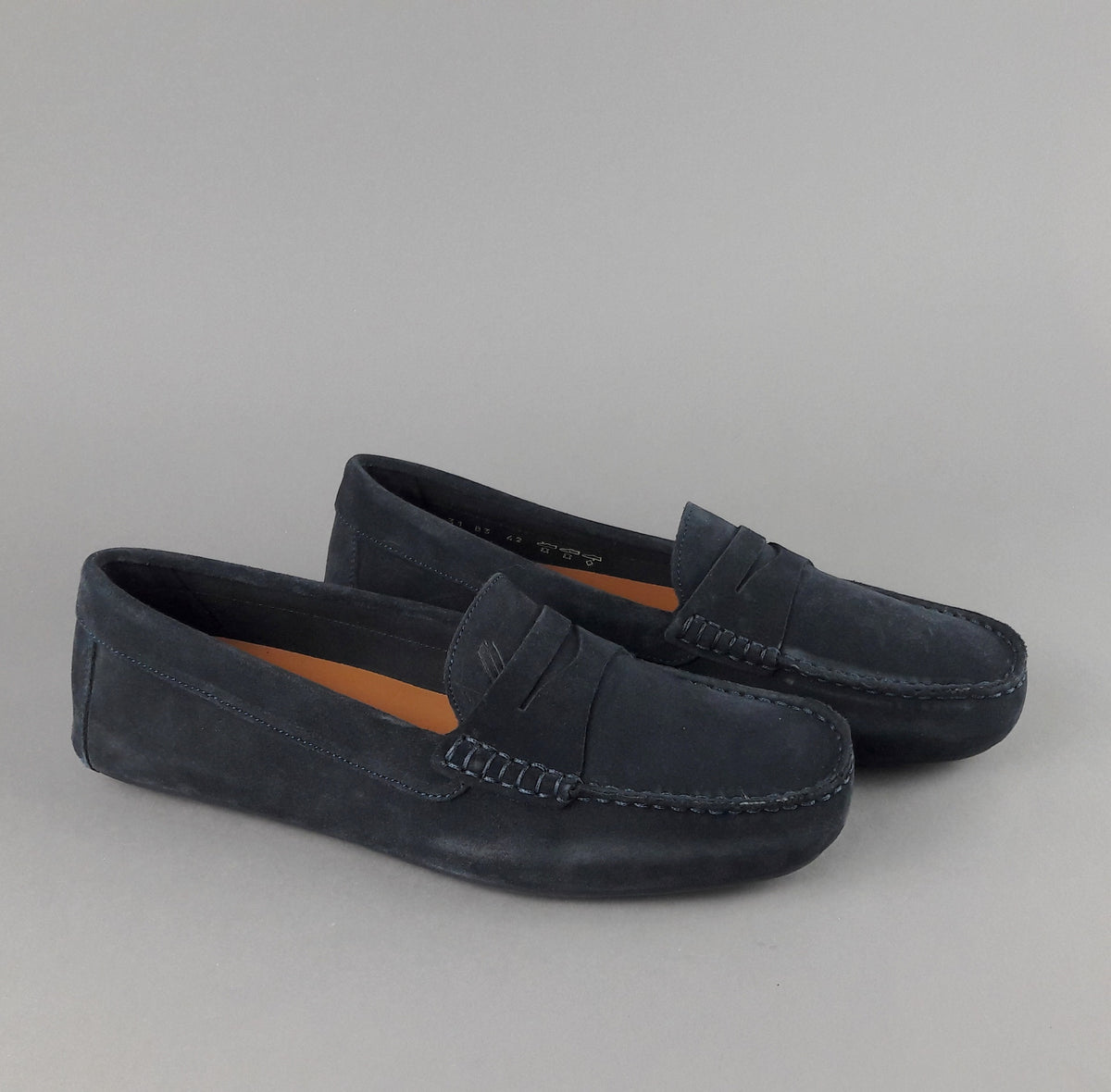 Frau Mocassino Uomo Camoscio Blu Scuro
