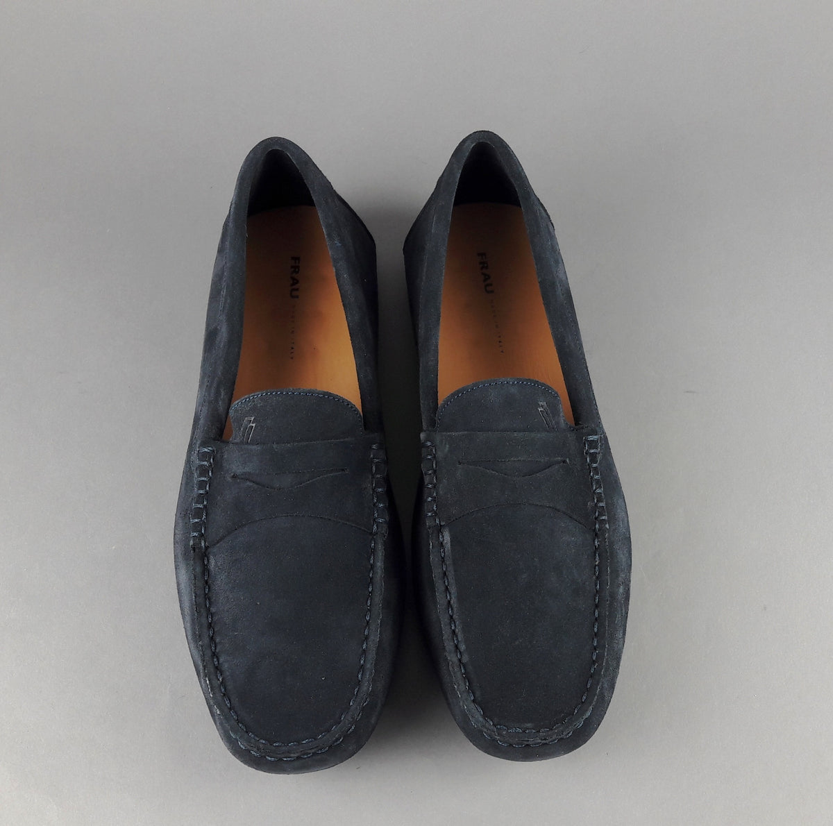 Frau Mocassino Uomo Camoscio Blu Scuro