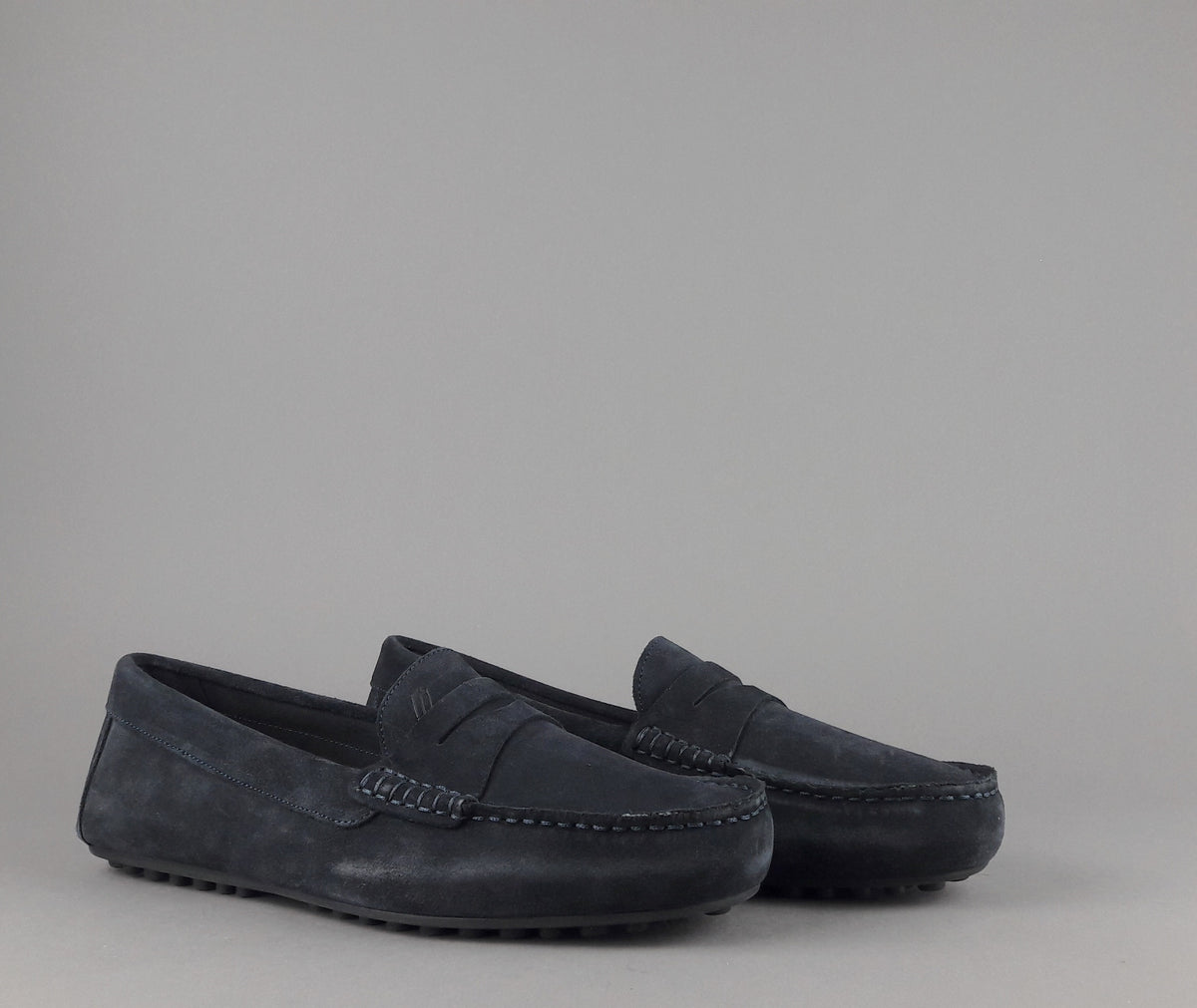 Frau Mocassino Uomo Camoscio Blu Scuro