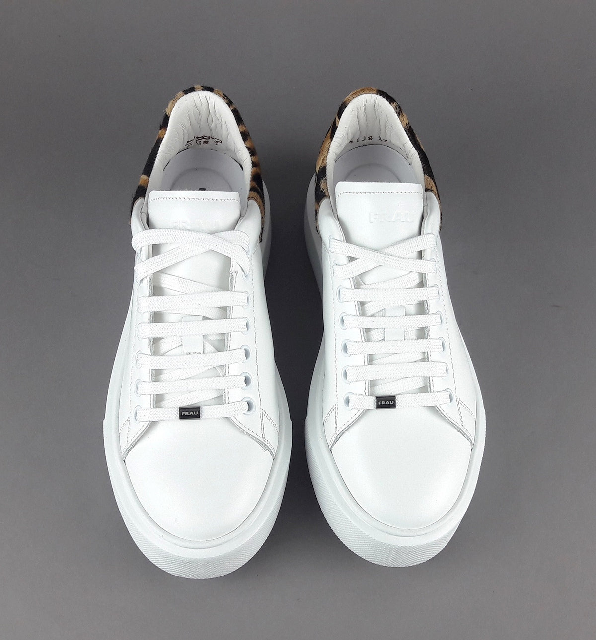 Frau Sneakers Donna Pelle Liscia Bianco