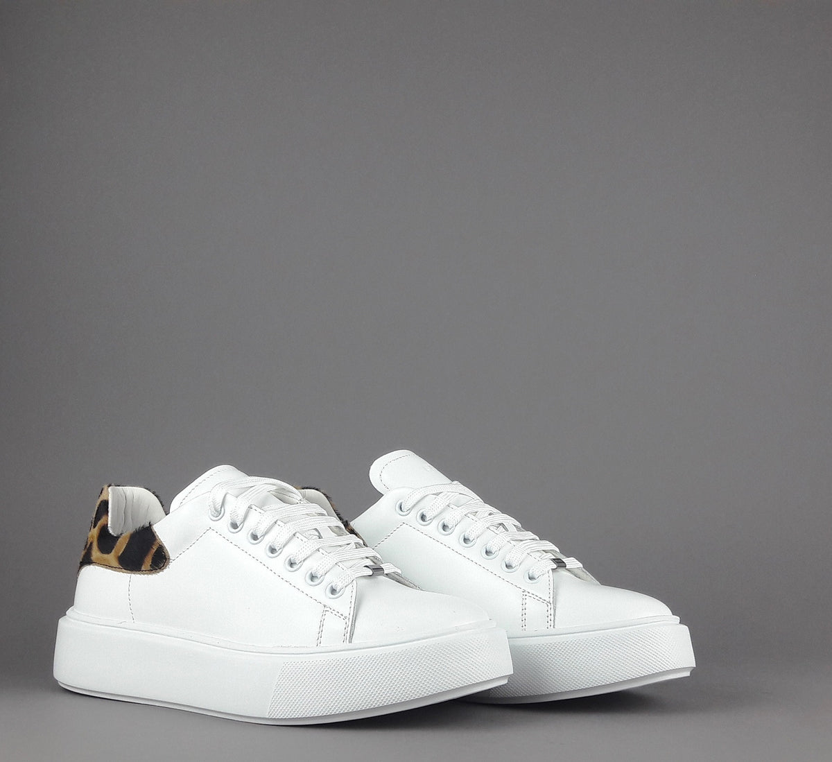 Frau Sneakers Donna Pelle Liscia Bianco