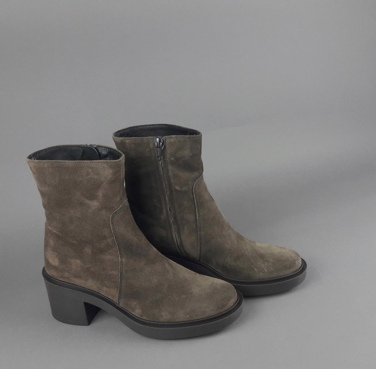 Frau Tronchetto Donna Camoscio Torba Zip Laterale