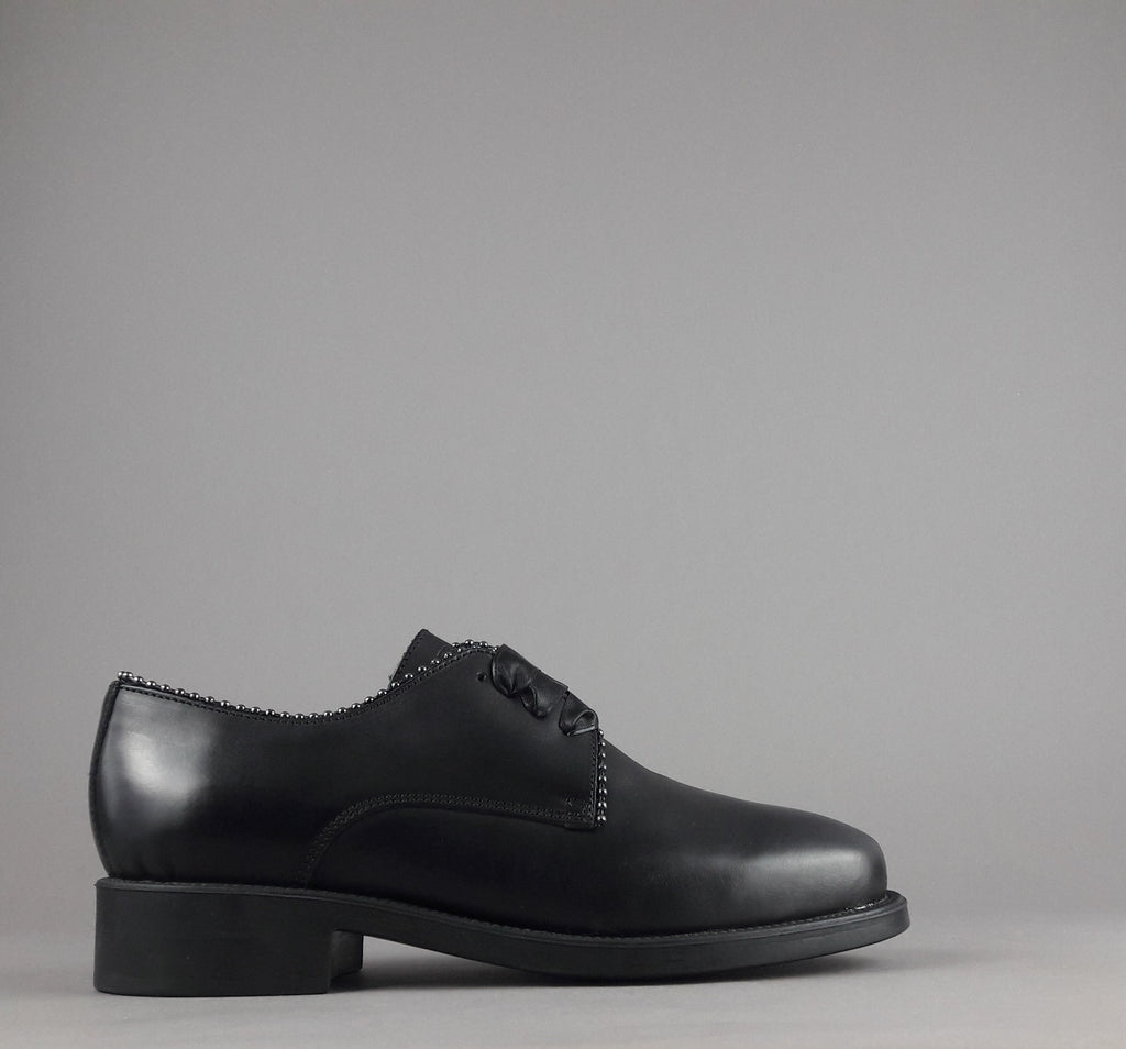 Frau Scarpa Stringata Donna Pelle Liscia Nero