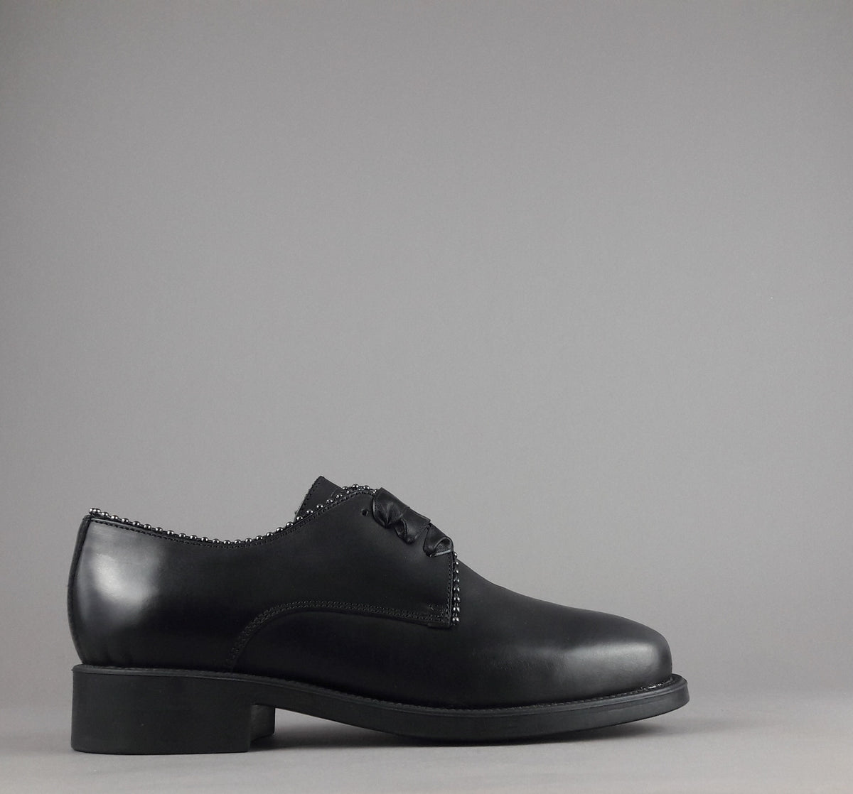 Frau Scarpa Stringata Donna Pelle Liscia Nero