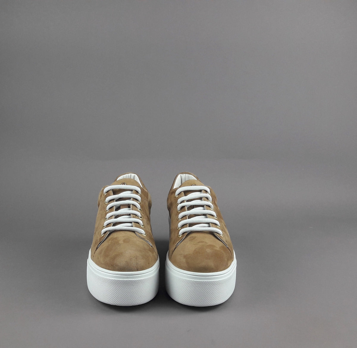Frau Sneakers Platform Donna Camoscio Marrone Chiaro