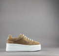 Frau Sneakers Platform Donna Camoscio Marrone Chiaro