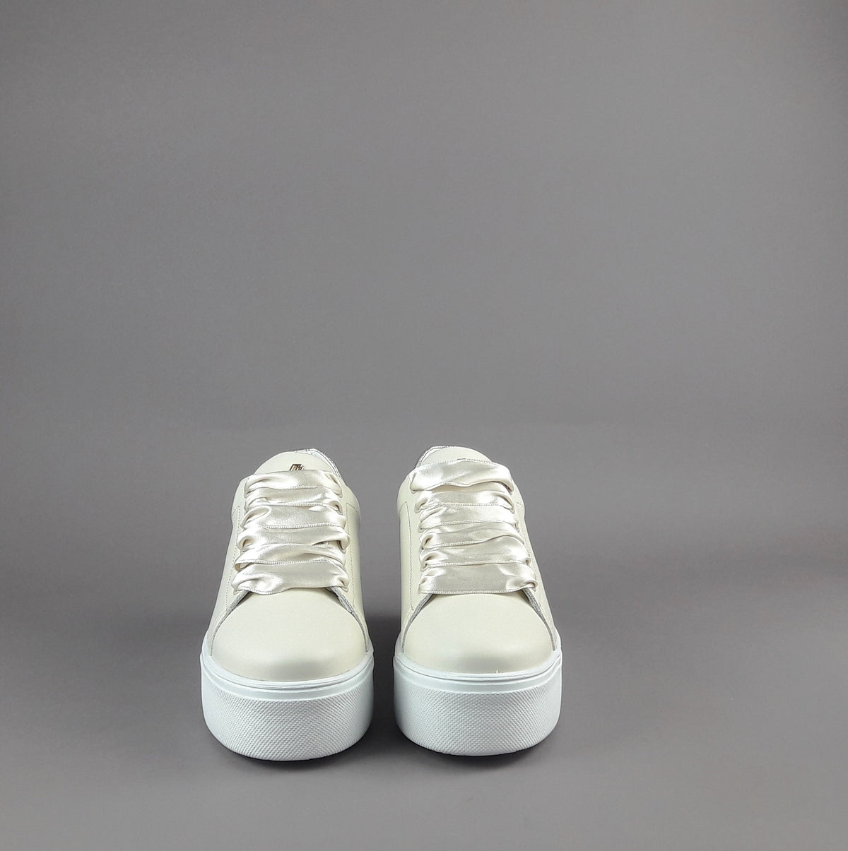 Frau Sneakers Platform Donna Pelle Avorio
