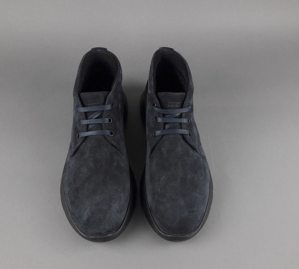Frau Sneakers Uomo Camoscio Blu Scuro