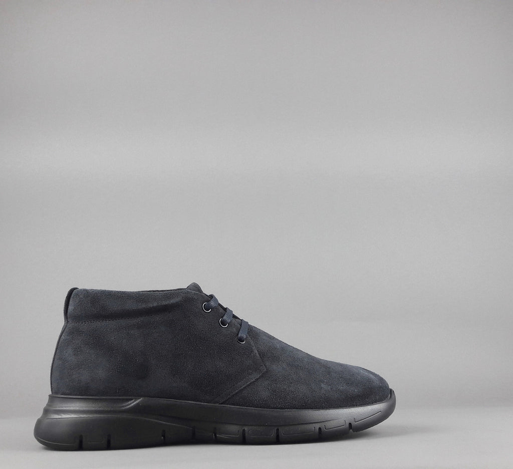 Frau Sneakers Uomo Camoscio Blu Scuro