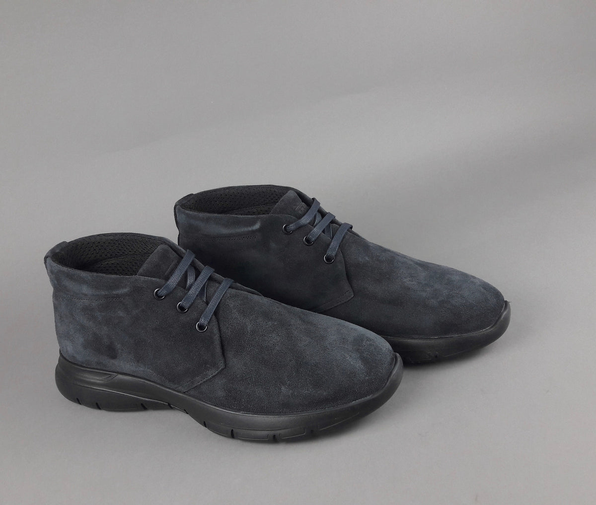 Frau Sneakers Uomo Camoscio Blu Scuro