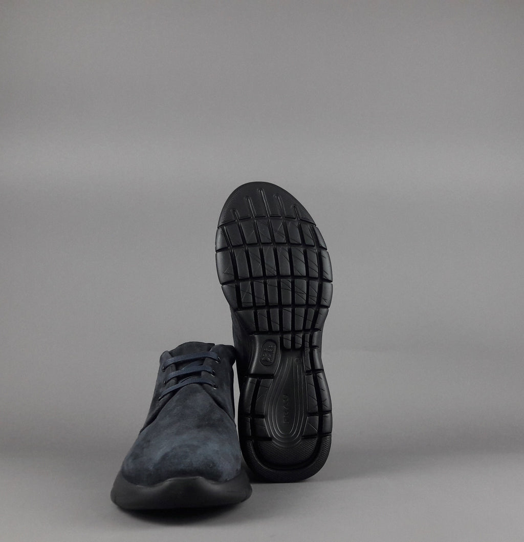 Frau Sneakers Uomo Camoscio Blu Scuro