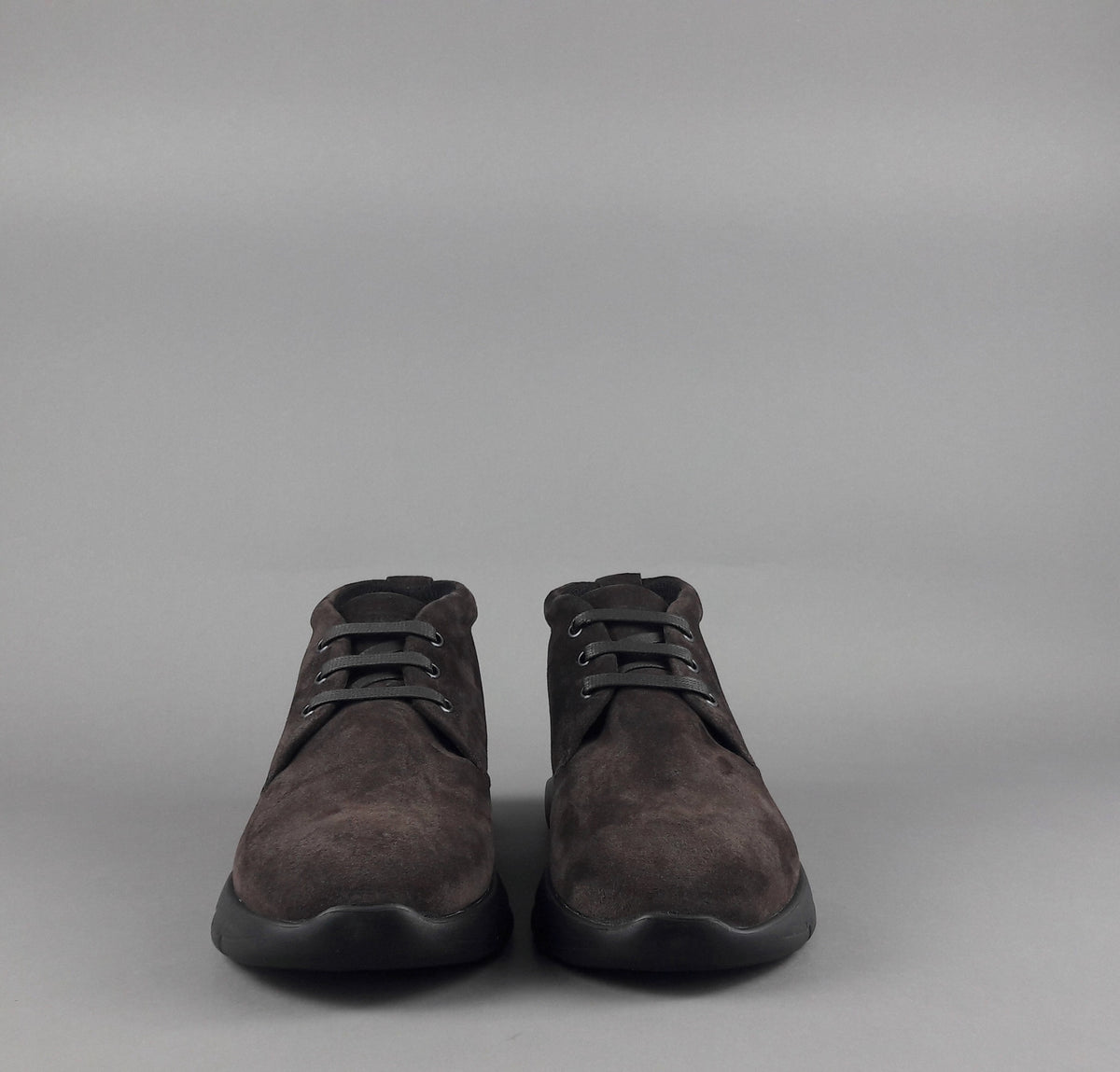 Frau Sneakers Uomo Camoscio Marrone Scuro