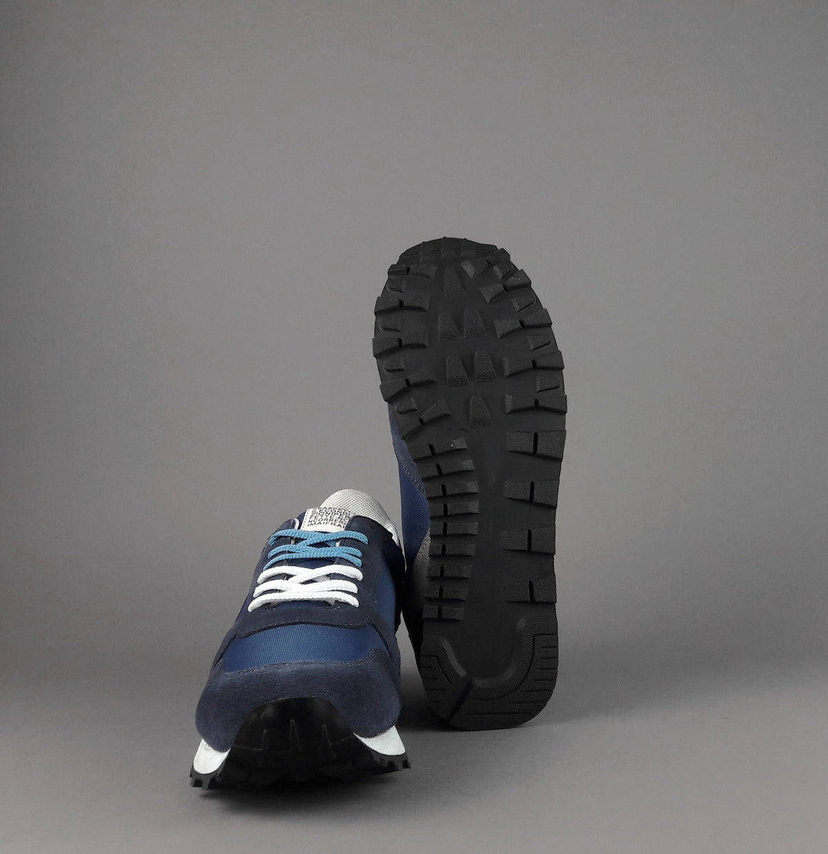 Frau Sneakers Uomo Camoscio Tela Blu Scuro