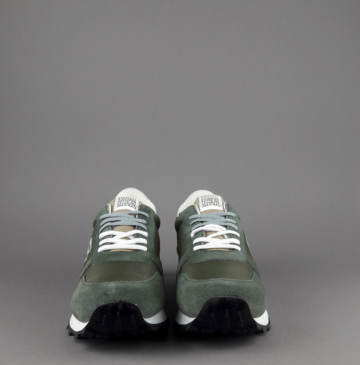 Frau Sneakers Uomo Camoscio Tela Verde Militare