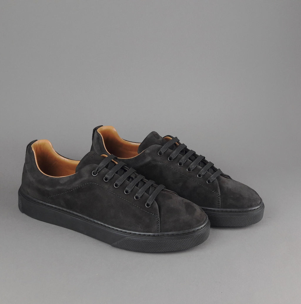 Frau Sneakers Uomo Camoscio Testa Di Moro