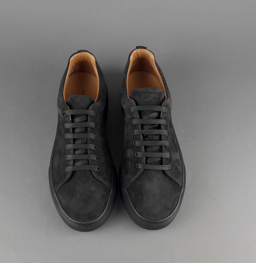 Frau Sneakers Uomo Camoscio Testa Di Moro