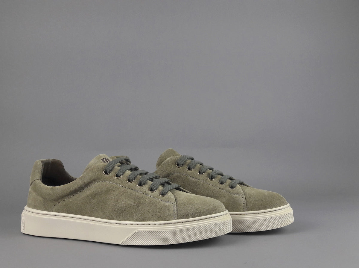 Frau Sneakers Uomo Camoscio Verde Militare