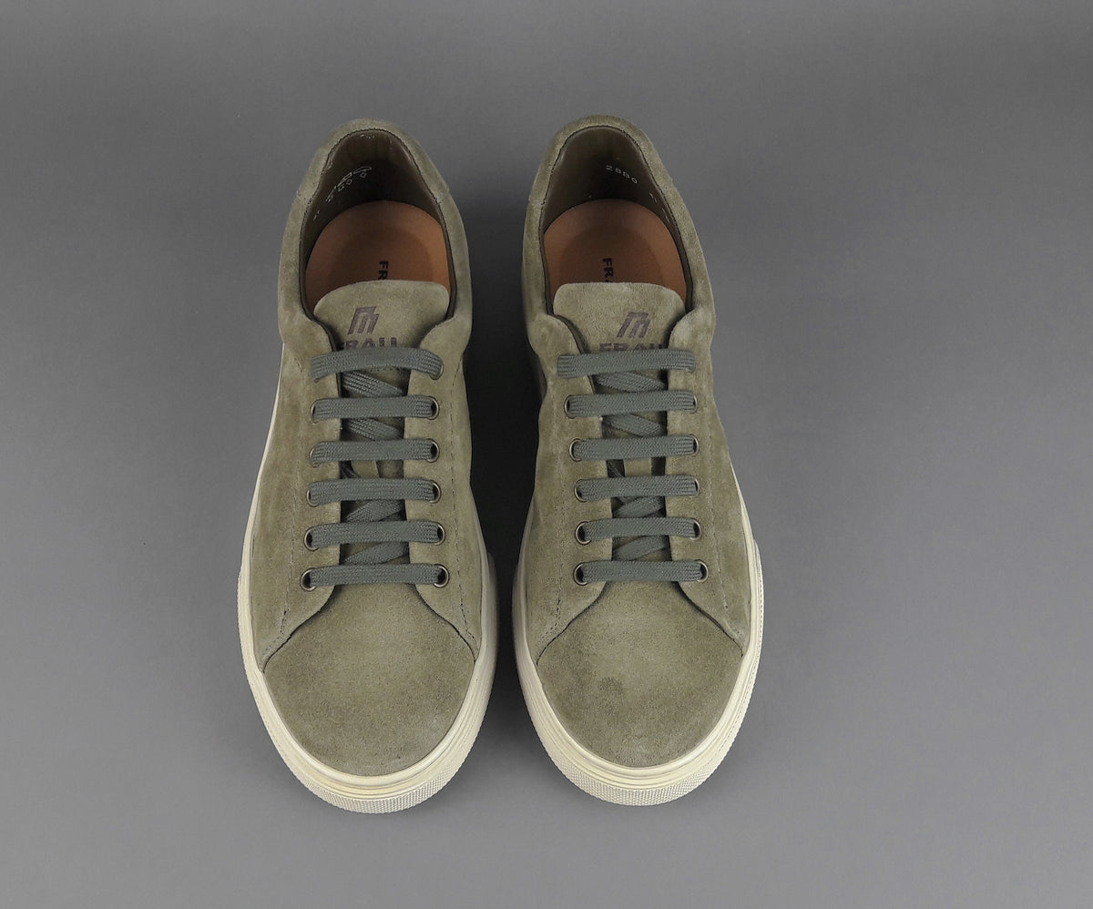Frau Sneakers Uomo Camoscio Verde Militare