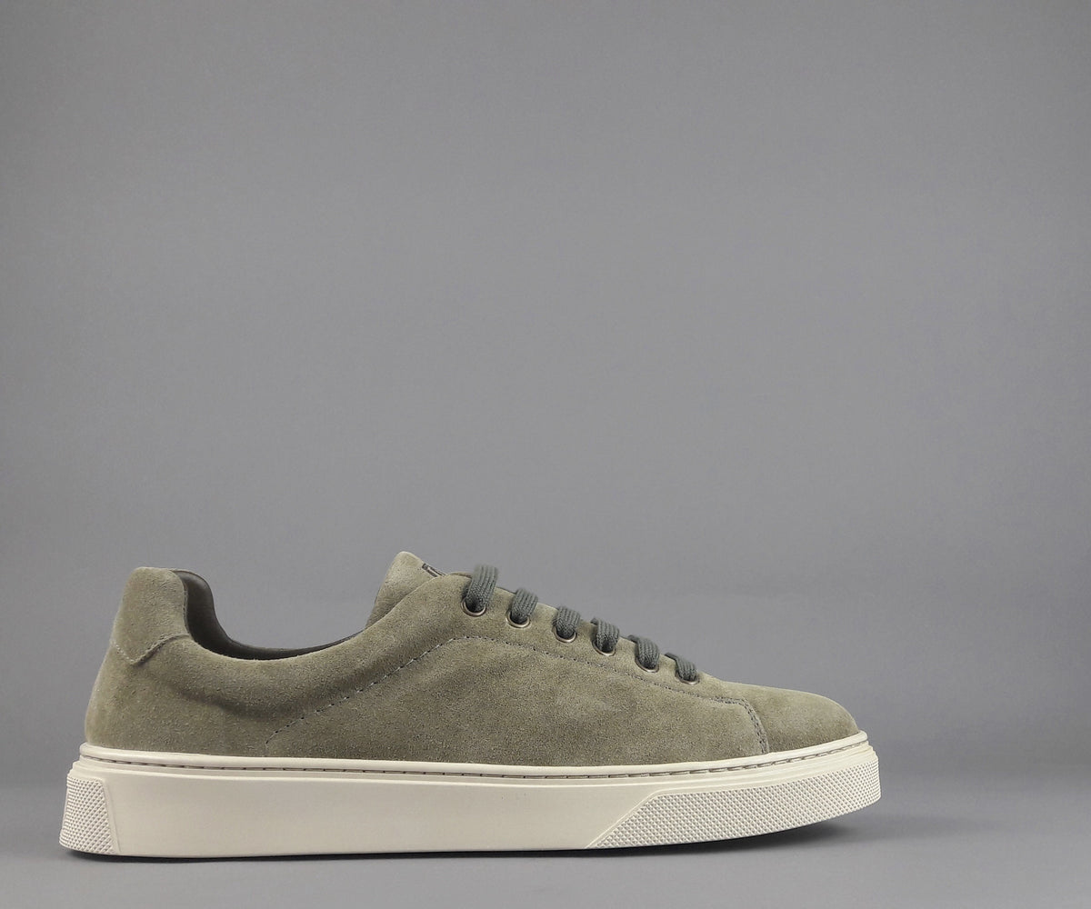Frau Sneakers Uomo Camoscio Verde Militare