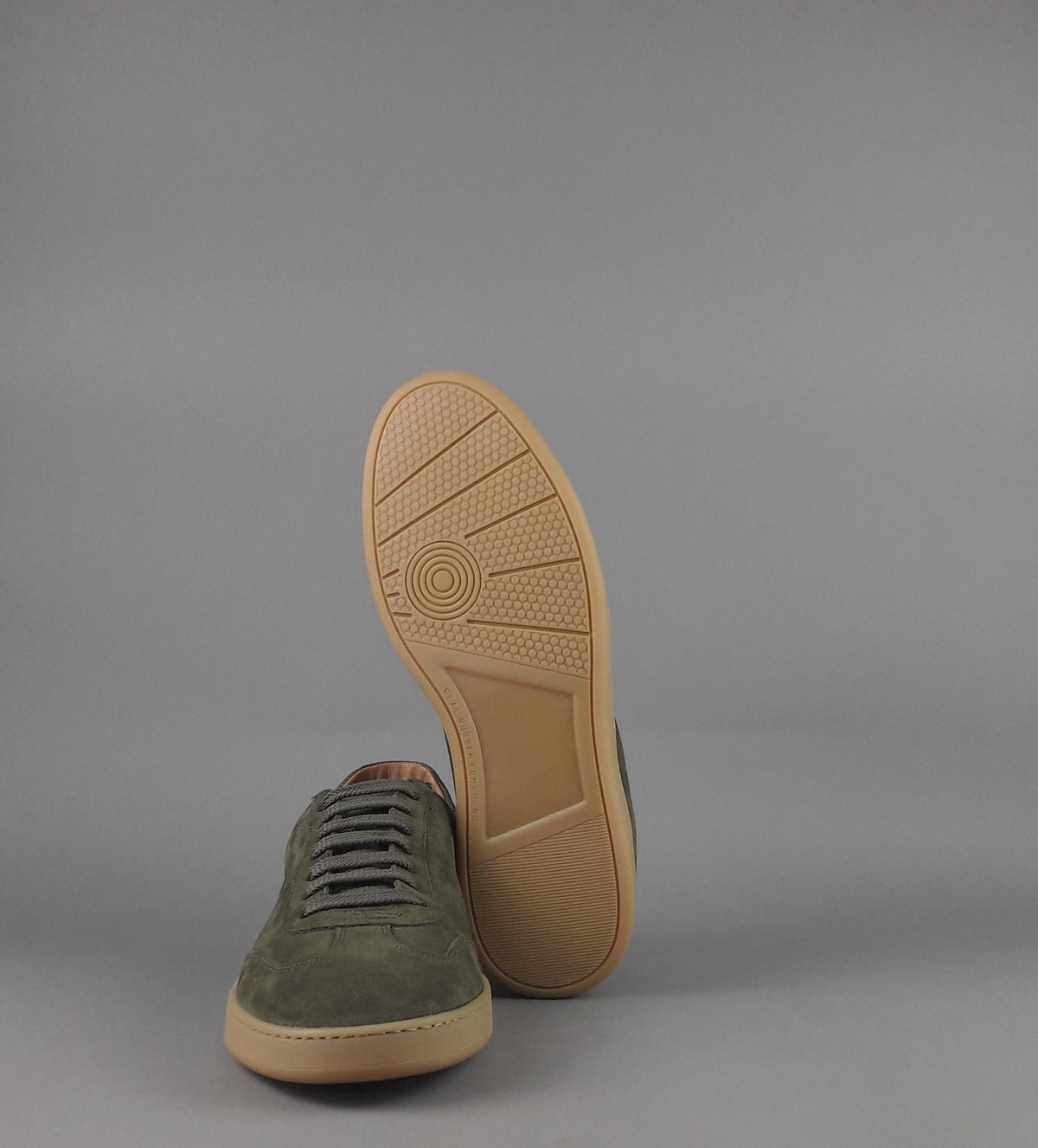 Frau Sneakers Uomo Camoscio Verde Militare Scuro