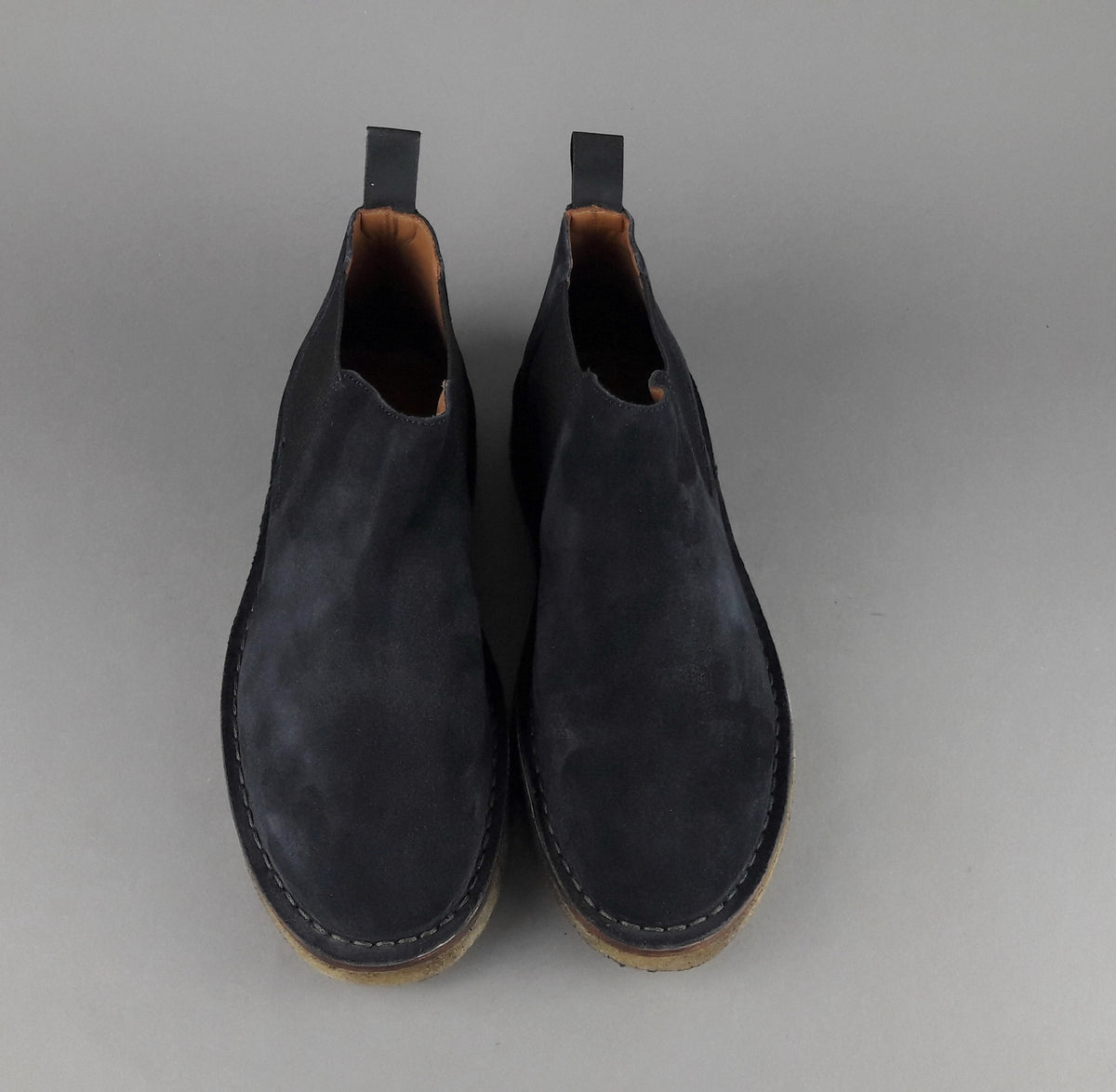 Frau Stivaletto Uomo Camoscio Blu Scuro