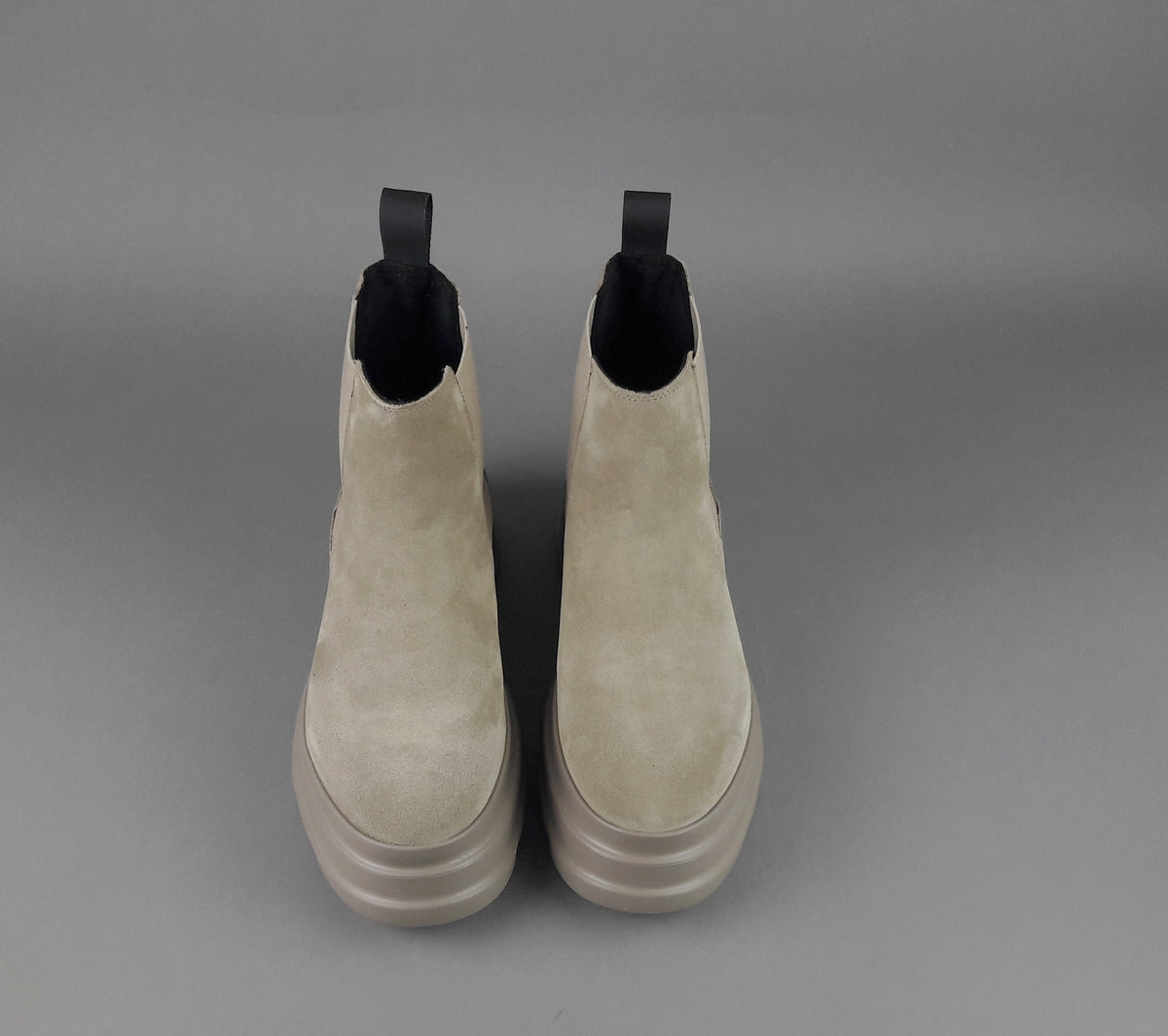 Frau Tronchetto Donna Camoscio Beige Opaco Elastici Laterali
