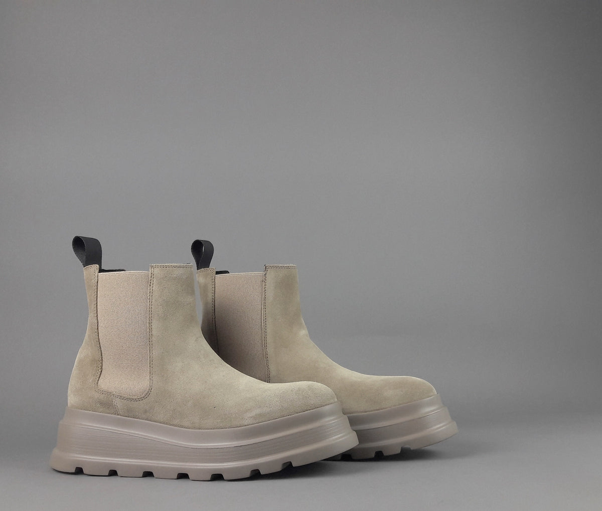 Frau Tronchetto Donna Camoscio Beige Opaco Elastici Laterali